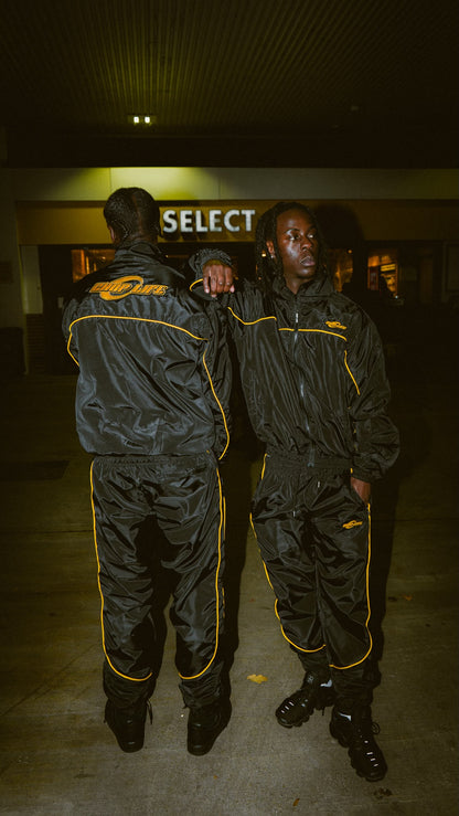 SHELL TRACKSUIT - BLACK/YELLOW