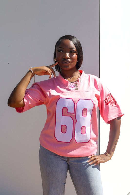 CL MESH JERSEY - PINK