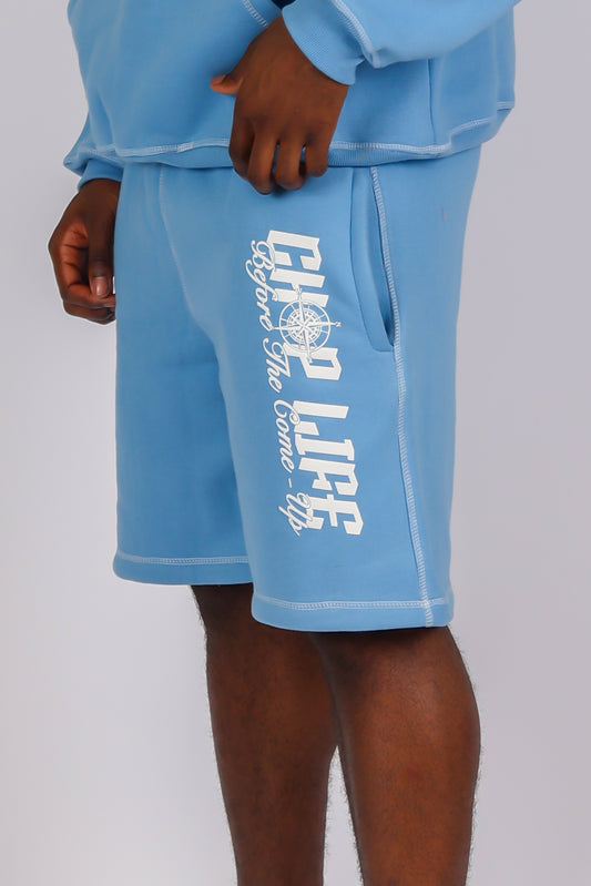 BEFORE THE COME-UP SHORTS - BABY BLUE