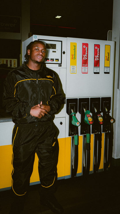 SHELL TRACKSUIT - BLACK/YELLOW