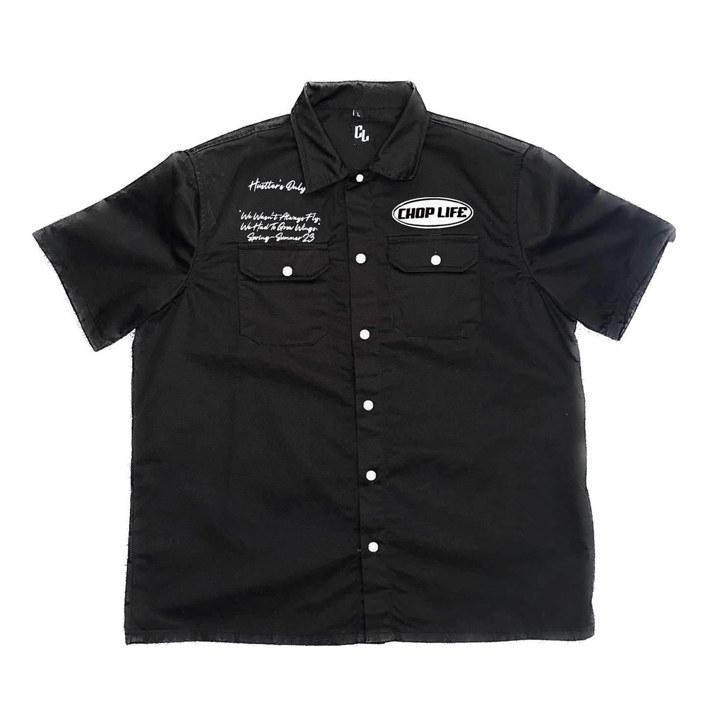 WORK SHORT SLEEVE SHIRT - BLACK