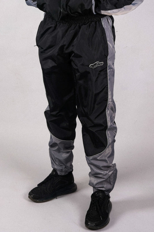 SHELL TRACK PANTS - BLACK/GREY (OLD SEASON)