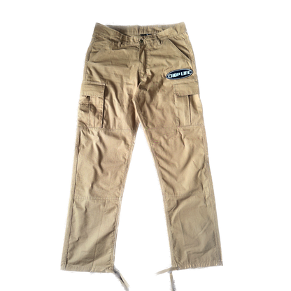 WORK CARGO PANTS - KHAKI